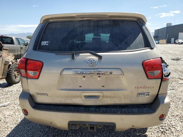 5TDBY64A18S008625 - 2008 TOYOTA SEQUOIA SR5 GOLD photo 6