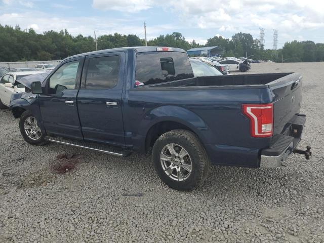 1FTEW1CF4HKC58225 - 2017 FORD F150 SUPERCREW BLUE photo 2