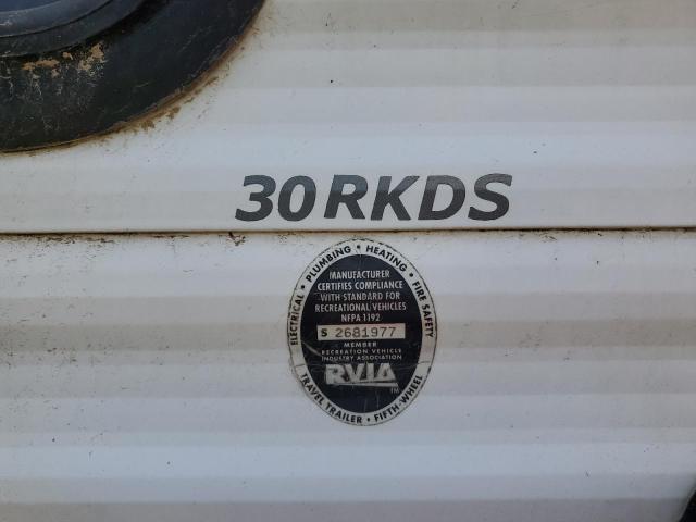 4YDT30R27B7201121 - 2011 KEYSTONE HORNET WHITE photo 8