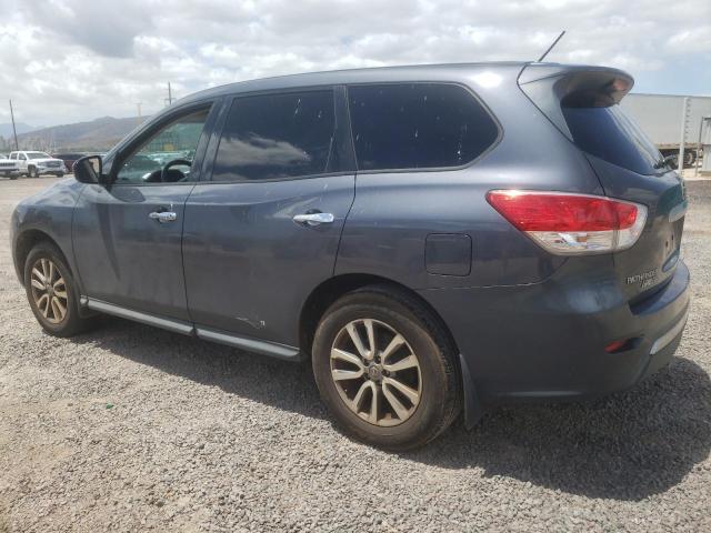 5N1AR2MN1DC611389 - 2013 NISSAN PATHFINDER S GRAY photo 2