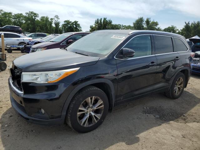 5TDJKRFH9ES022695 - 2014 TOYOTA HIGHLANDER XLE Qara foto 1