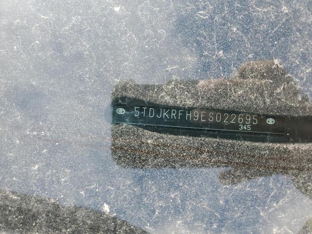 5TDJKRFH9ES022695 - 2014 TOYOTA HIGHLANDER XLE Qara foto 13