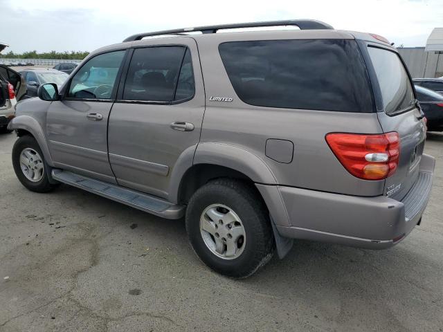 5TDZT38A12S104591 - 2002 TOYOTA SEQUOIA LIMITED TAN photo 2