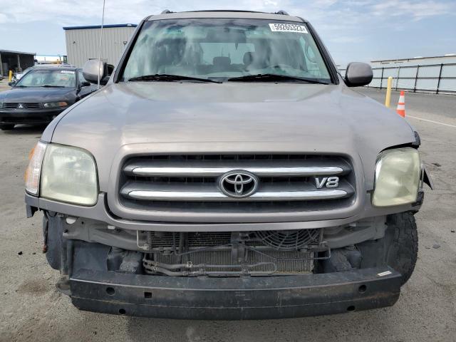 5TDZT38A12S104591 - 2002 TOYOTA SEQUOIA LIMITED TAN photo 5