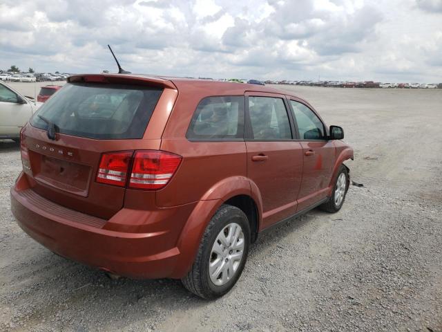 3C4PDCAB9ET119504 - 2014 DODGE JOURNEY SE RED photo 3