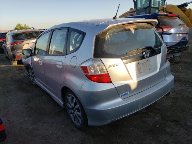 JHMGE8H58DC036326 - 2013 HONDA FIT SPORT GRAY photo 2