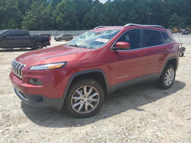 1C4PJMDB3FW682859 - 2015 JEEP CHEROKEE LIMITED RED photo 1