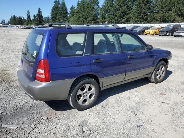 JF1SG65664H718427 - 2004 SUBARU FORESTER 2.5XS Կապույտ լուսանկար 3