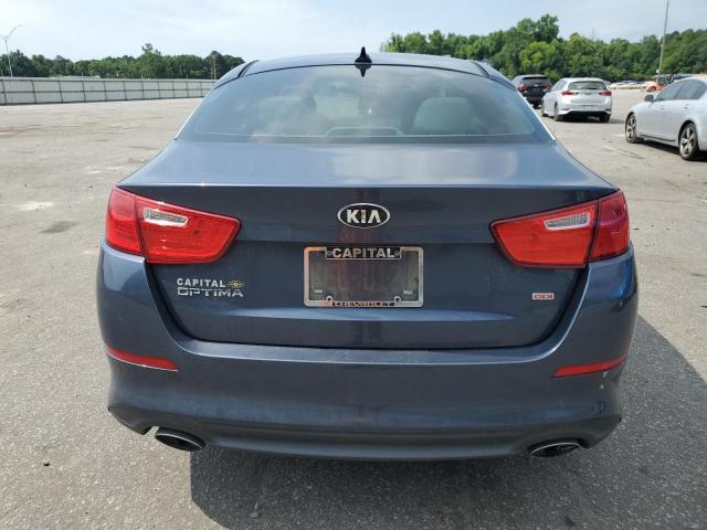 5XXGM4A7XFG470176 - 2015 KIA OPTIMA LX BLUE photo 6