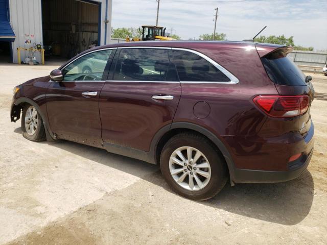 5XYPG4A31LG653624 - 2020 KIA SORENTO L BURGUNDY photo 2