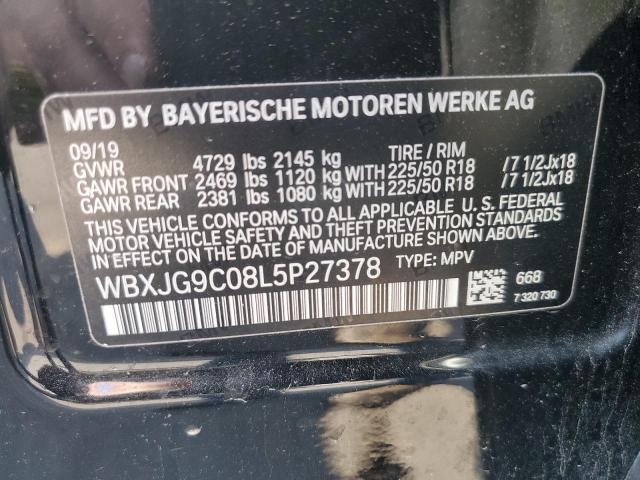 WBXJG9C08L5P27378 - 2020 BMW X1 XDRIVE28I BLACK photo 14