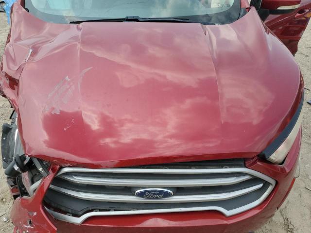 MAJ3S2GE5KC293311 - 2019 FORD ECOSPORT SE წითელი ფოტო 11