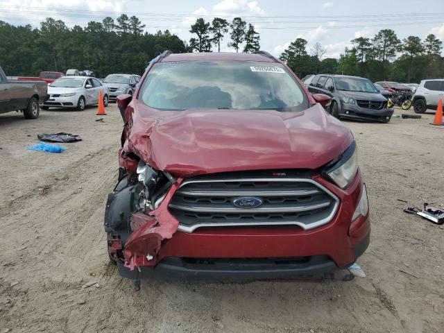 MAJ3S2GE5KC293311 - 2019 FORD ECOSPORT SE წითელი ფოტო 5