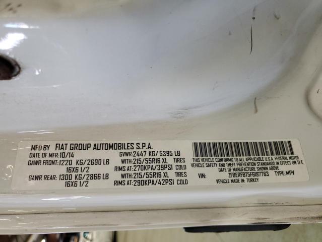 ZFBERFBT5F6197763 - 2015 RAM PROMASTER SLT 白色 照片 12