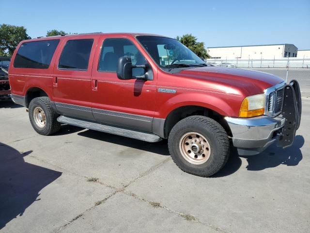 1FMNU41SX1EB75292 - 2001 FORD EXCURSION XLT BURGUNDY photo 4