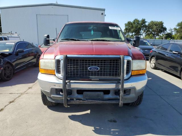 1FMNU41SX1EB75292 - 2001 FORD EXCURSION XLT BURGUNDY photo 5