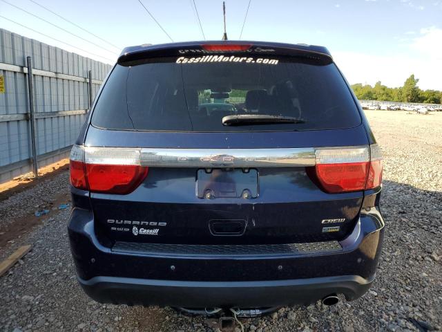 1C4RDJDG7DC700854 - 2013 DODGE DURANGO CREW BLUE photo 6