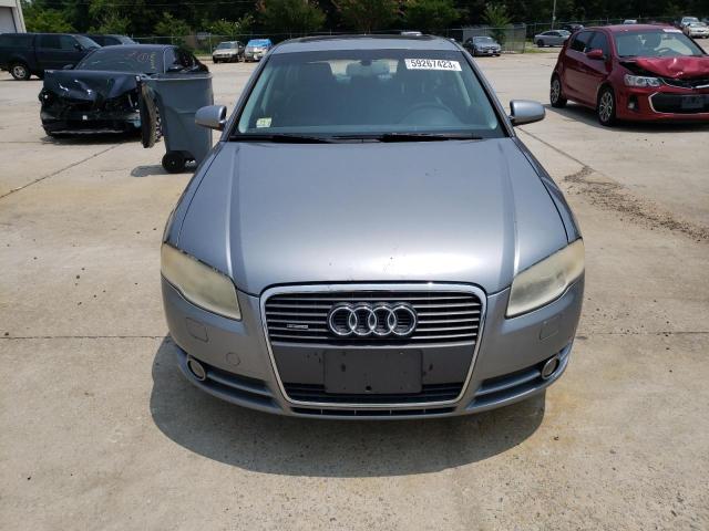 WAUDH78EX7A033754 - 2007 AUDI A4 3.2 QUATTRO GRAY photo 5