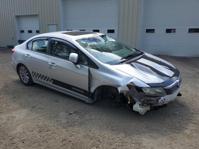 2HGFB2F95CH595337 - 2012 HONDA CIVIC EXL 银色 照片 4
