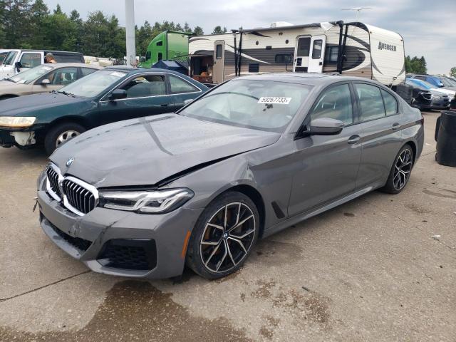 WBA73BJ00MWX13206 - 2021 BMW 540 XI GRAY photo 1