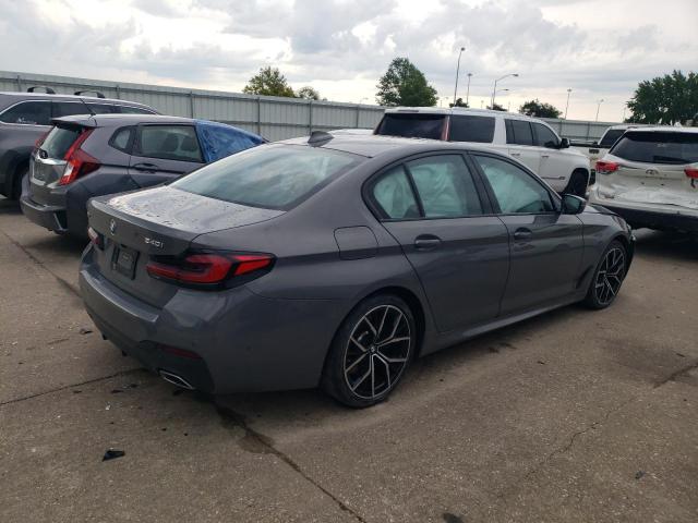 WBA73BJ00MWX13206 - 2021 BMW 540 XI GRAY photo 3