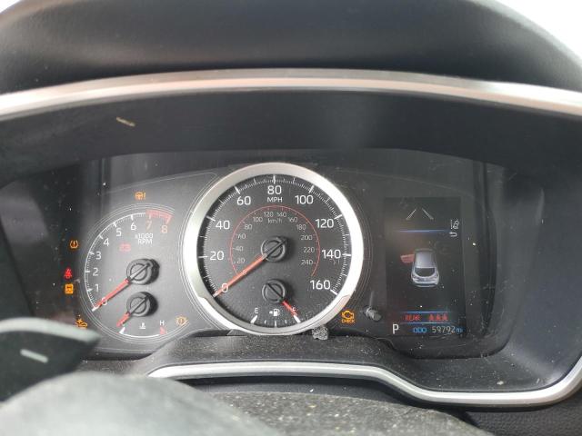 JTND4MBE4N3184270 - 2022 TOYOTA COROLLA SE SILVER photo 9