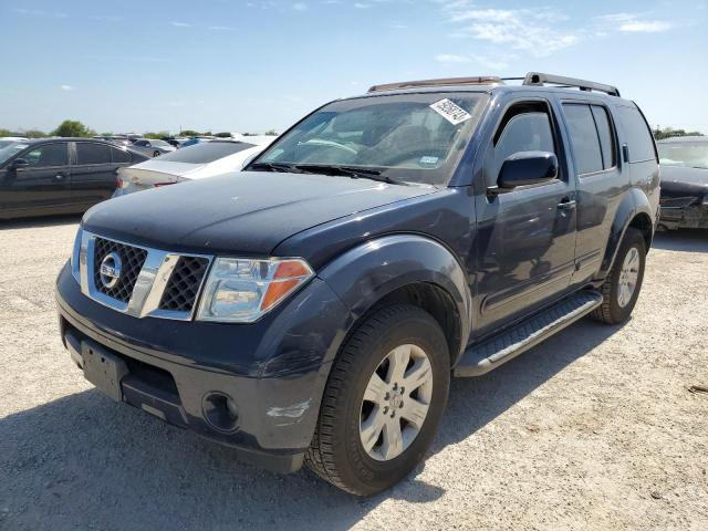 5N1AR18U36C642755 - 2006 NISSAN PATHFINDER LE BLUE photo 1