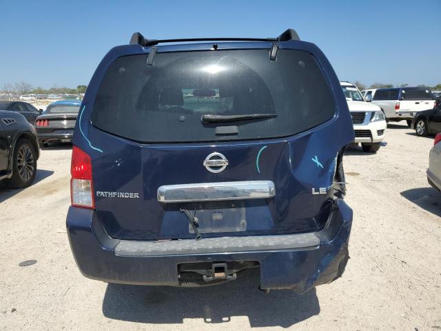 5N1AR18U36C642755 - 2006 NISSAN PATHFINDER LE BLUE photo 6