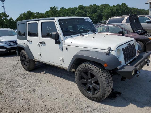 1J4GA39117L145558 - 2007 JEEP WRANGLER X WHITE photo 4