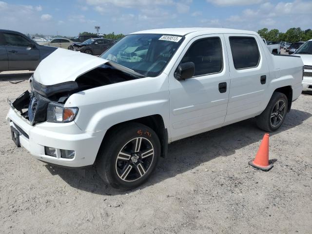 5FPYK1F73DB013668 - 2013 HONDA RIDGELINE SPORT WHITE photo 1