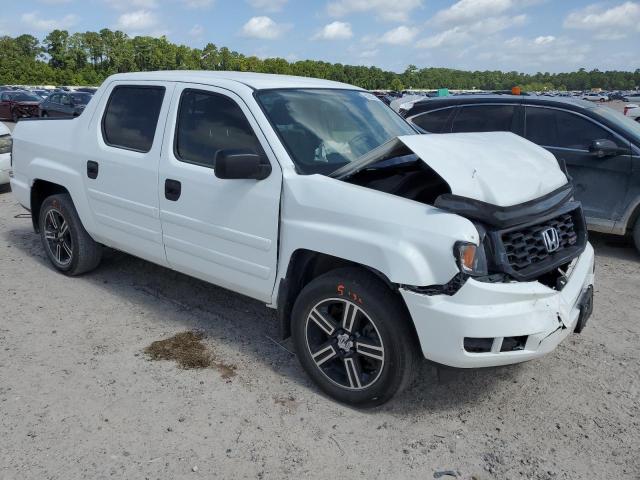 5FPYK1F73DB013668 - 2013 HONDA RIDGELINE SPORT WHITE photo 4