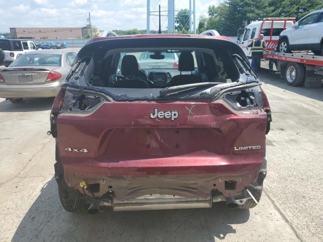 1C4PJMDN7LD538944 - 2020 JEEP CHEROKEE LIMITED BURGUNDY photo 6