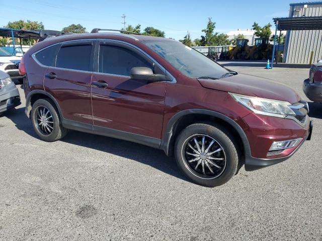 2HKRM4H39FH619774 - 2015 HONDA CR-V LX BURGUNDY photo 4