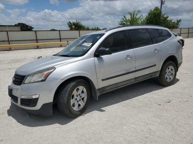 1GNKRFED0GJ256356 - 2016 CHEVROLET TRAVERSE LS SILVER photo 1