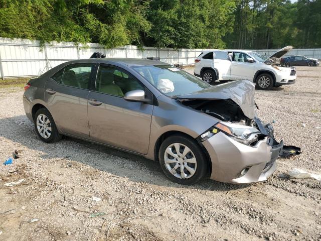2T1BURHE8FC293629 - 2015 TOYOTA COROLLA L SILVER photo 4