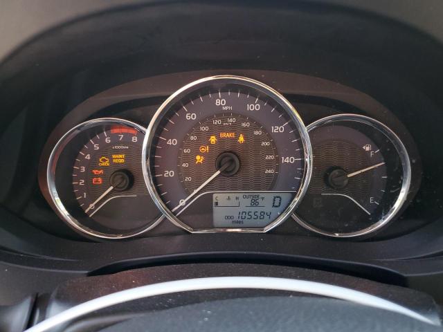 2T1BURHE8FC293629 - 2015 TOYOTA COROLLA L SILVER photo 9