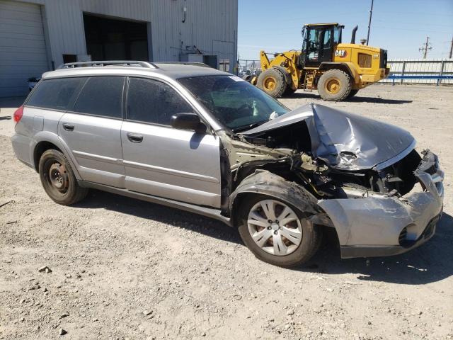 4S4BP60C787312574 - 2008 SUBARU OUTBACK SILVER photo 4