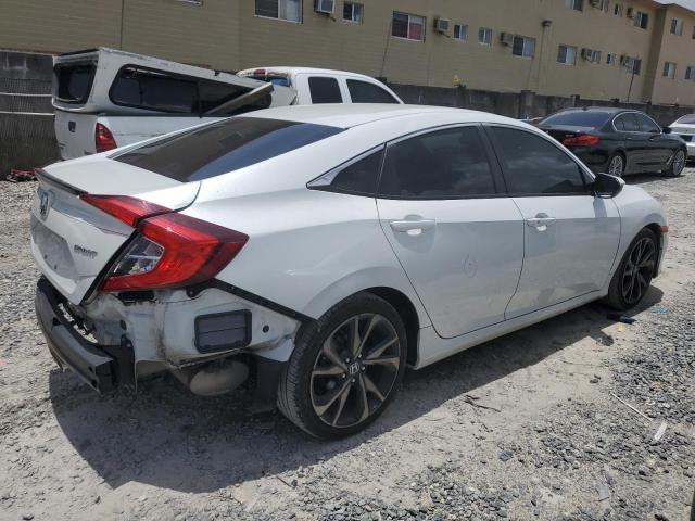 2HGFC2F85LH533828 - 2020 HONDA CIVIC SPORT 白色 照片 3