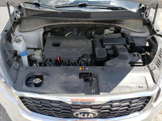 5XYPG4A31KG452241 - 2019 KIA SORENTO L SILVER photo 12