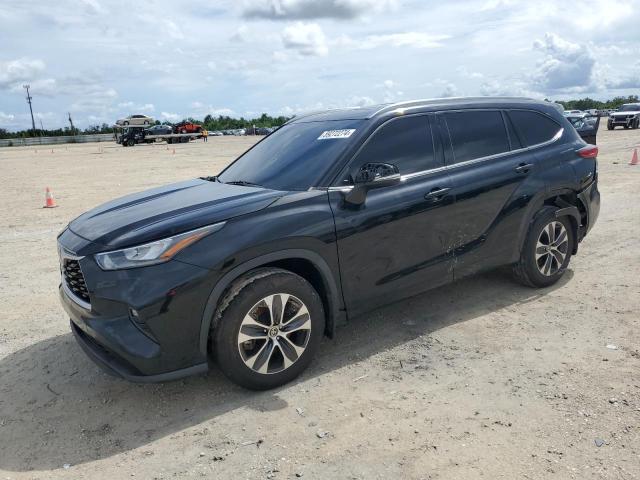 5TDGZRBH2LS520214 - 2020 TOYOTA HIGHLANDER XLE BLACK photo 1