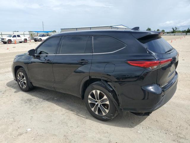 5TDGZRBH2LS520214 - 2020 TOYOTA HIGHLANDER XLE BLACK photo 2