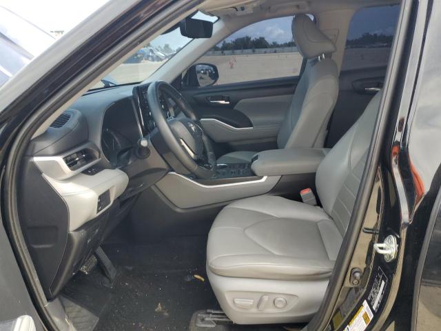 5TDGZRBH2LS520214 - 2020 TOYOTA HIGHLANDER XLE BLACK photo 7