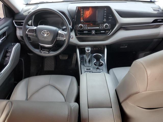 5TDGZRBH2LS520214 - 2020 TOYOTA HIGHLANDER XLE BLACK photo 8