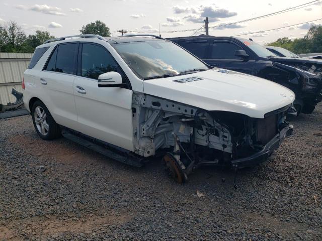 4JGDA5HB6FA570505 - 2015 MERCEDES-BENZ ML 350 4MATIC WHITE photo 4