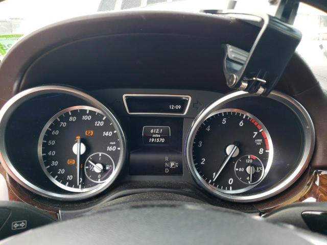 4JGDA5HB6FA570505 - 2015 MERCEDES-BENZ ML 350 4MATIC WHITE photo 9