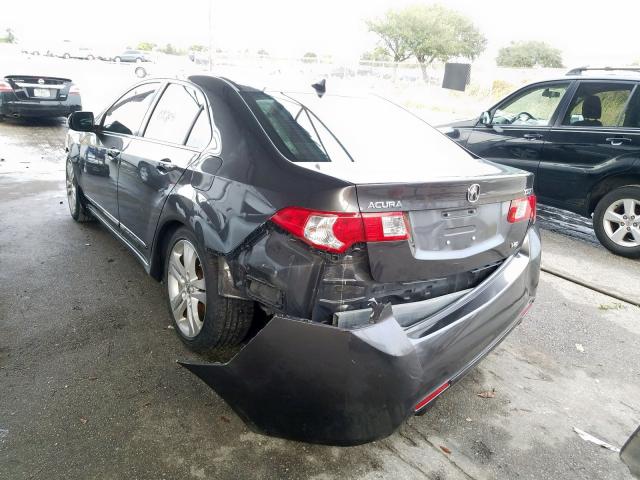 JH4CU4F43AC001550 - 2010 ACURA TSX GRAY photo 3