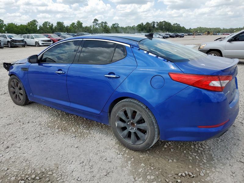 5XXGR4A66DG130755 - 2013 KIA OPTIMA SX Bleu photo 2