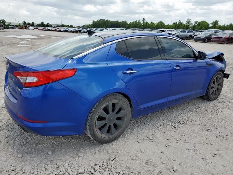 5XXGR4A66DG130755 - 2013 KIA OPTIMA SX Bleu photo 3