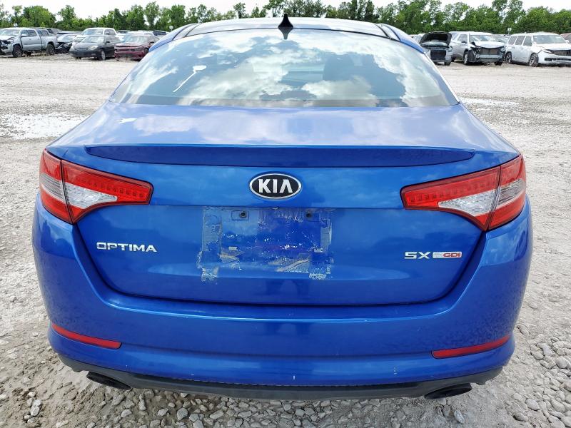 5XXGR4A66DG130755 - 2013 KIA OPTIMA SX Bleu photo 6