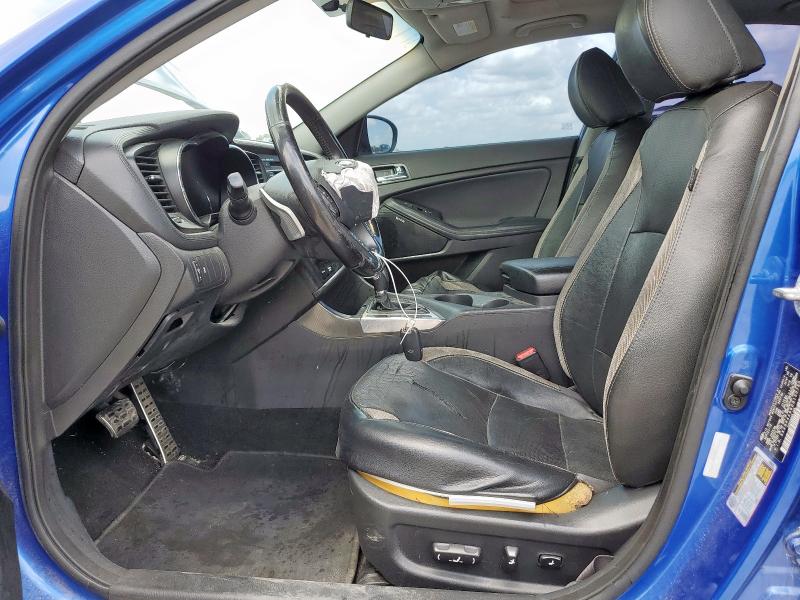 5XXGR4A66DG130755 - 2013 KIA OPTIMA SX Bleu photo 7